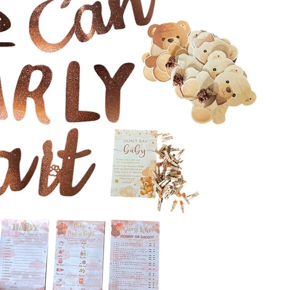 “We Can Bearly Wait" Unisex Baby Shower Package - Picture 3 of 13